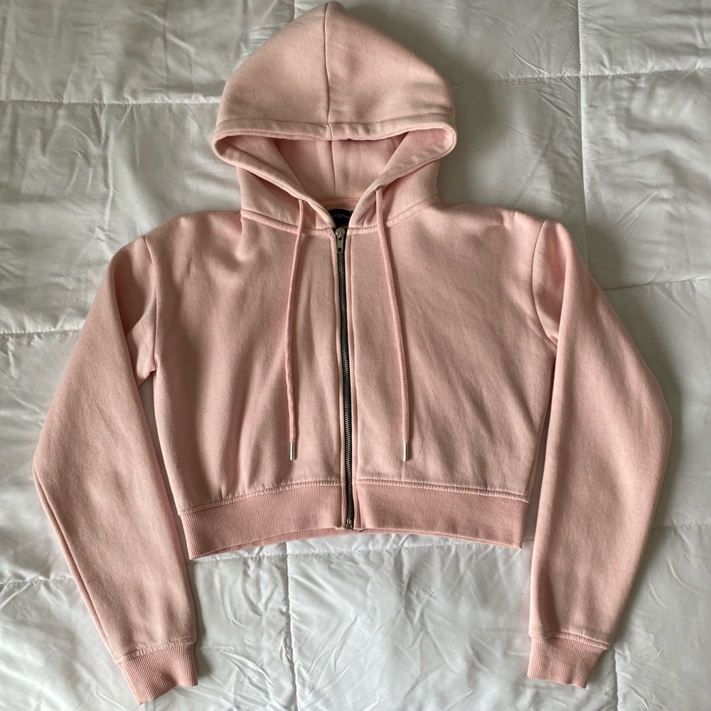 Size S Pink Zip Up Hoodie